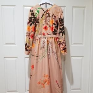 Annah Hariri Floral Maxi Dress - Size L